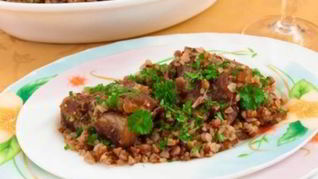 Гречка с бараниной в мультиварке