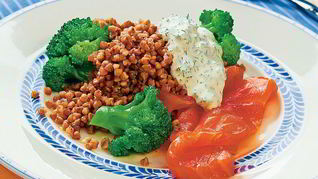 Гречка с брокколи