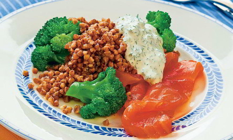 Рецепт гречка с брокколи