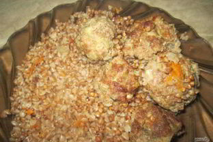 Гречка с фаршем в духовке