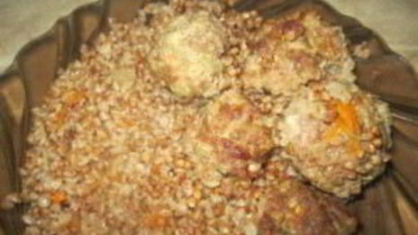 гречка с фаршем в духовке