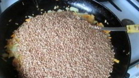 гречка с фаршем в духовке