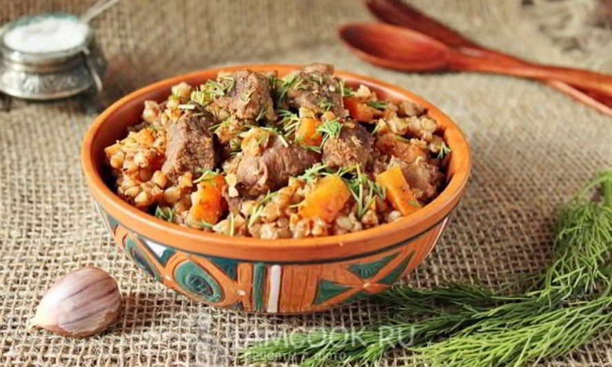 Рецепт гречка с говядиной в мультиварке