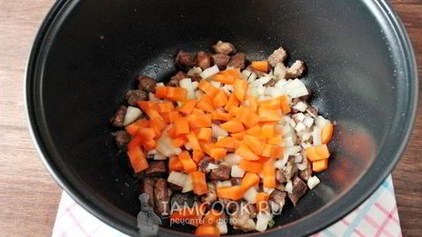 гречка с говядиной в мультиварке