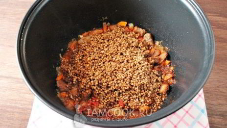 гречка с говядиной в мультиварке