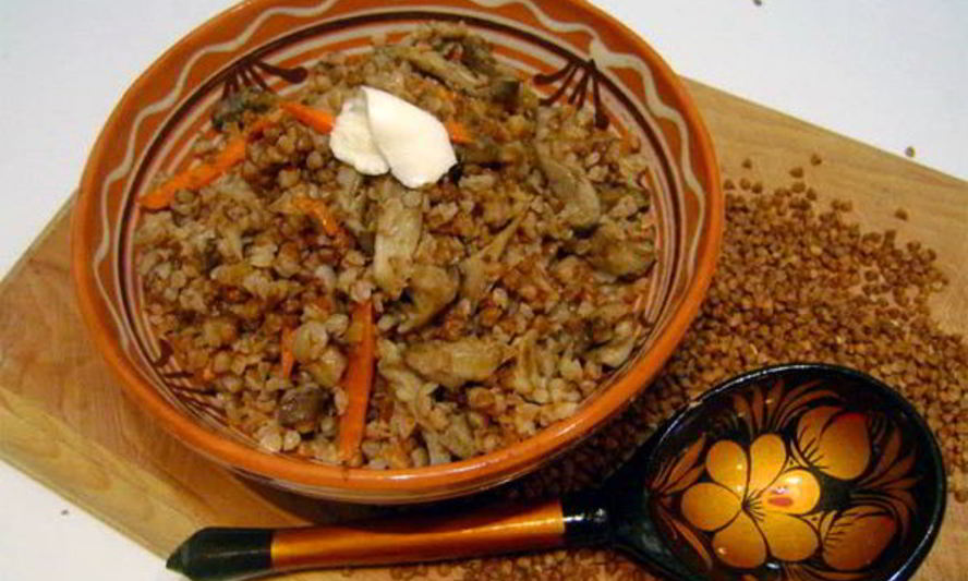 Рецепт гречки с грибами