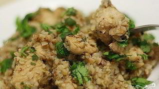 Гречка с индейкой в мультиварке