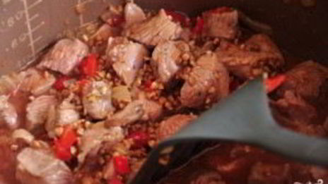 гречка с индейкой