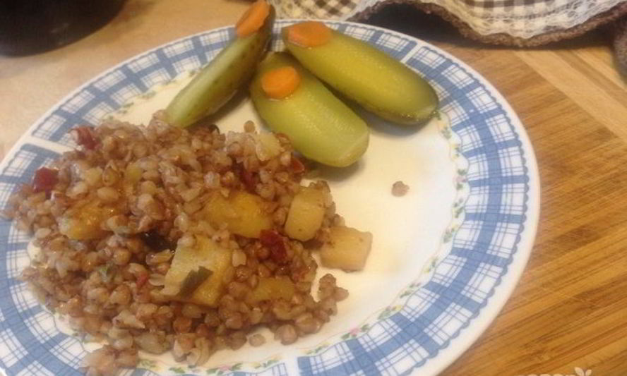 Рецепт гречка с картофелем и специями