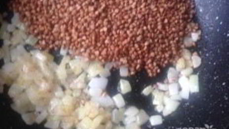 гречка с картофелем и специями