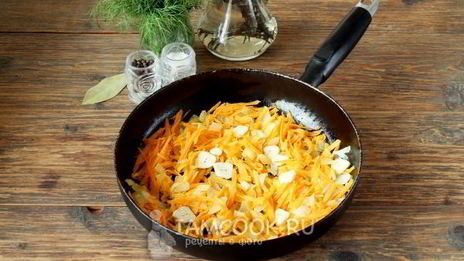 гречка с куриным фаршем