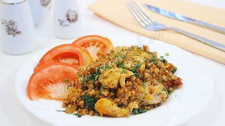 гречка с куриным филе в мультиварке