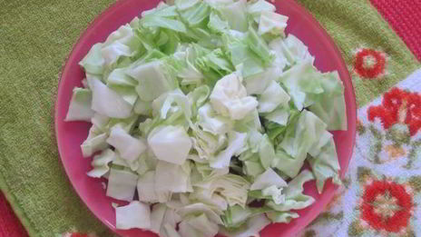 гречка с курицей и капустой