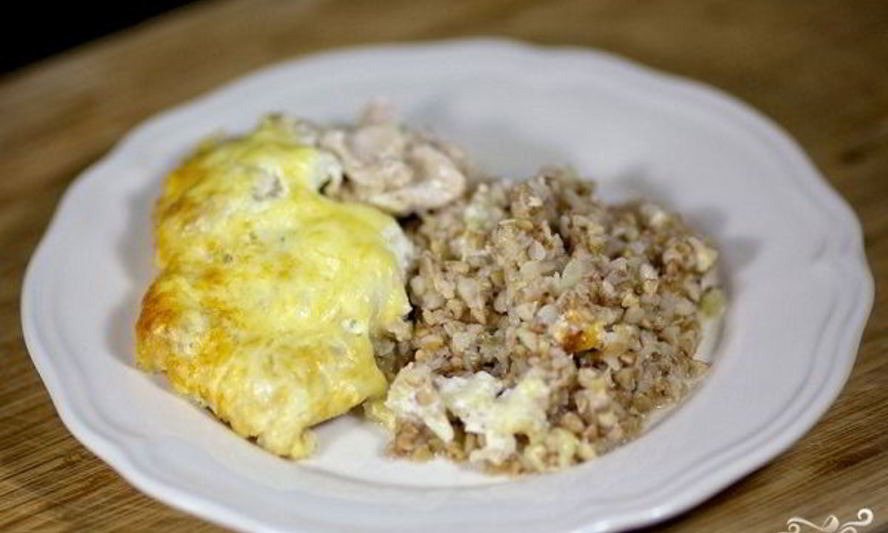 Рецепт гречка с курицей в духовке