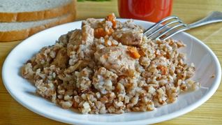 Гречка с курицей в мультиварке