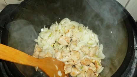 гречка с курицей в мультиварке