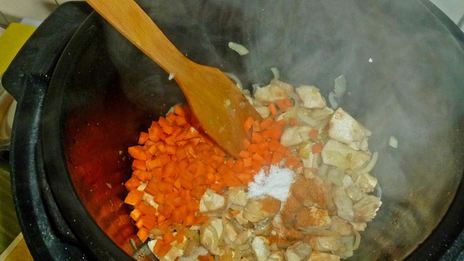 гречка с курицей в мультиварке