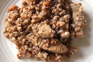 Гречка с мясом по-купечески