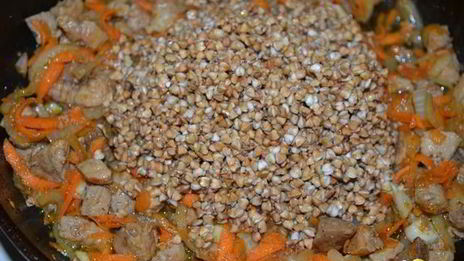 гречка с мясом в горшочке