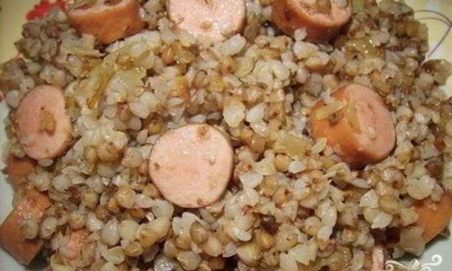 Рецепт гречка с сосиской в мультиварке