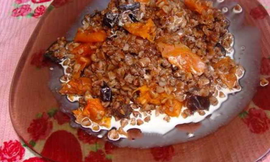 Рецепт гречка с сухофруктами