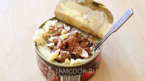 гречка с тушенкой в сковороде