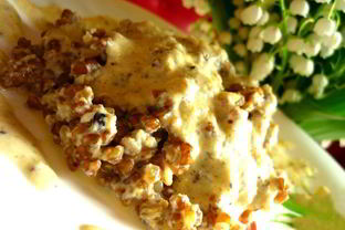 Гречка с яйцом