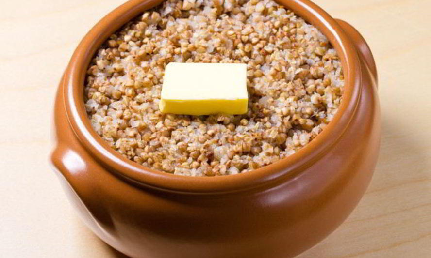 Рецепт гречка в горшочках со свининой и с грибами