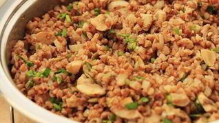 Гречка, запеченная с грибами