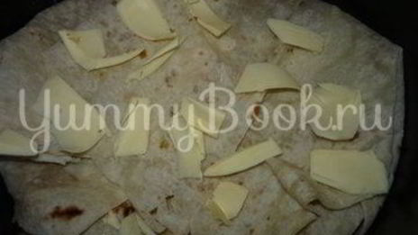 гречневая каша c мясом в лаваше из мультиварки