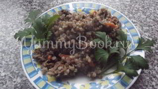 Гречневая каша с фаршем в мультиварке