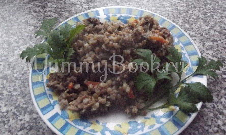 Рецепт гречневая каша с фаршем в мультиварке