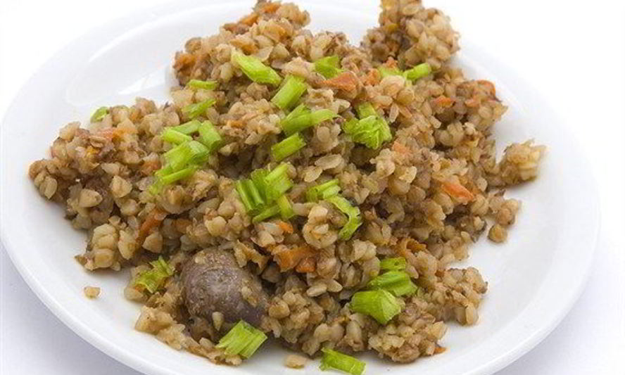 Рецепт гречневая каша с луком на пару