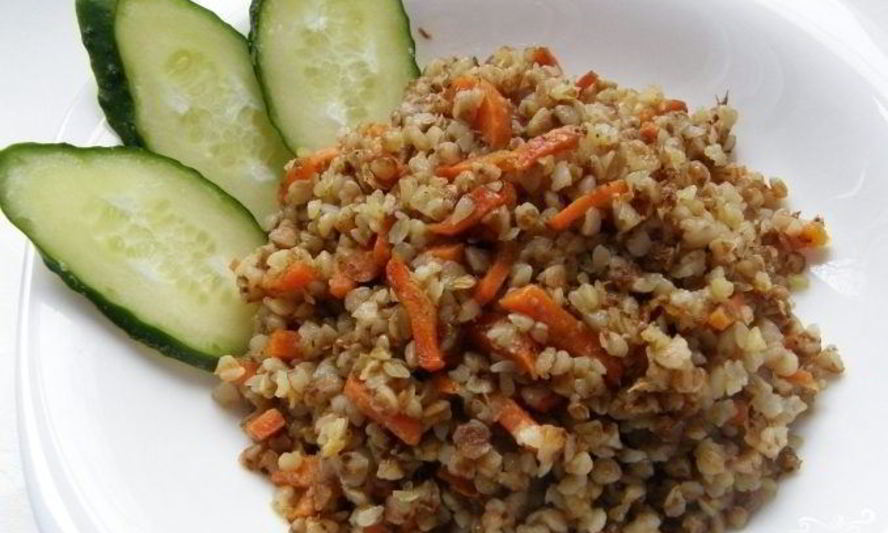 Рецепт гречневая каша с морковью