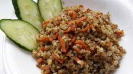 гречневая каша с морковью