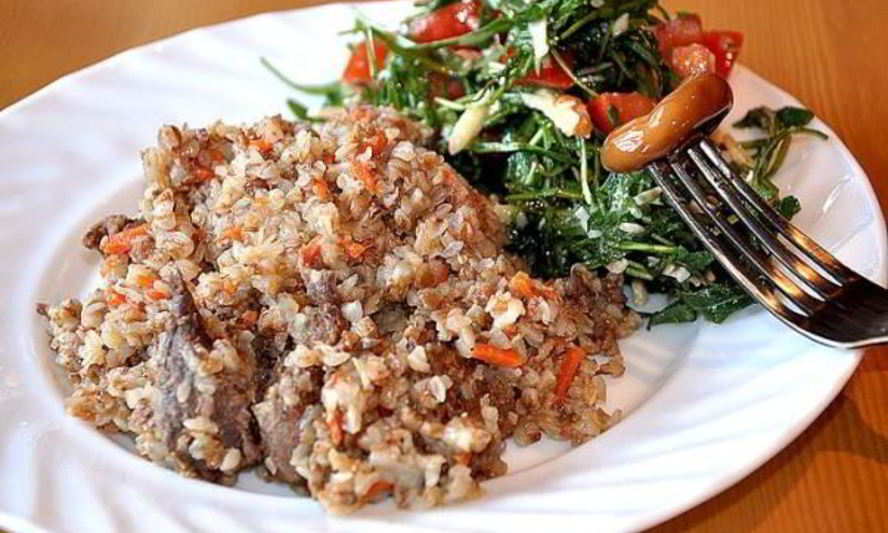Рецепт гречневая каша с мясом в мультиварке