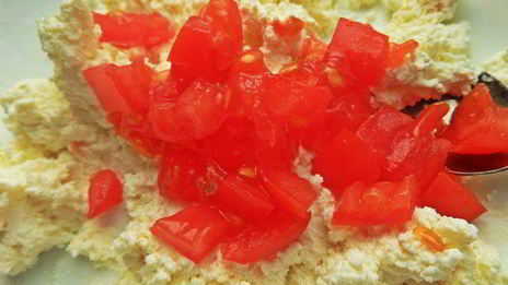 гречневая каша с несладким творогом