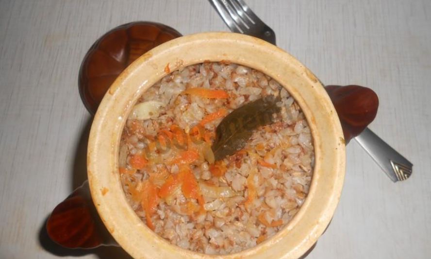 Рецепт гречневая каша в горшочке в духовке с мясом