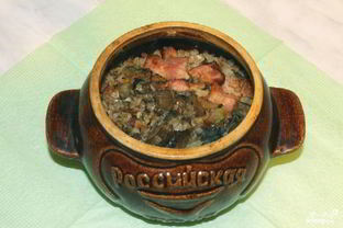 Гречневая каша в горшочке