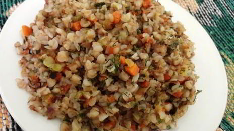 каша гречневая рассыпчатая с морковью и специями