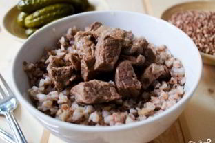 Каша гречневая с говядиной