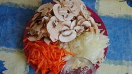 постная гречка с грибами