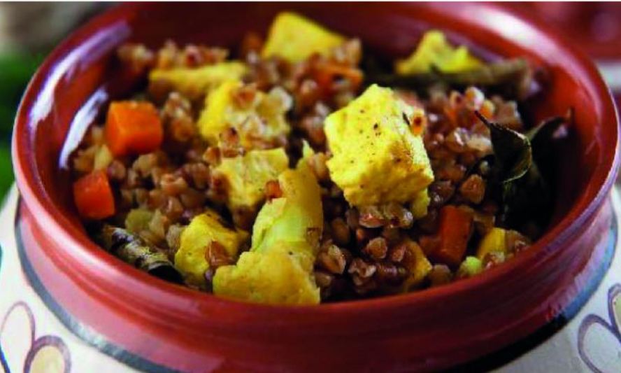 Рецепт вегетарианская гречка с овощами