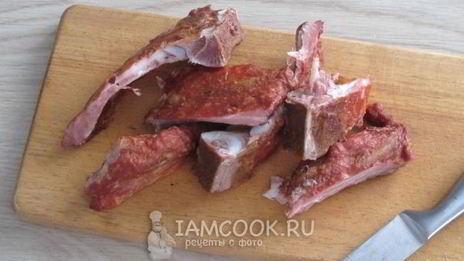 каша гороховая с копченостями