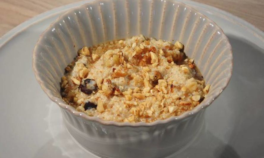 Рецепт каша из киноа с орехами и сухофруктами