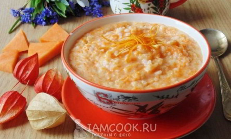 Рецепт каша из тыквы с рисом