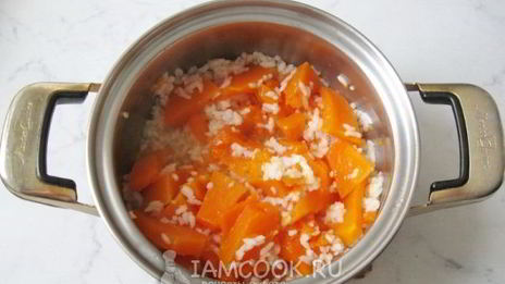 каша из тыквы с рисом