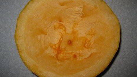 каша из тыквы в тыквенном горшочке с грецкими орехами