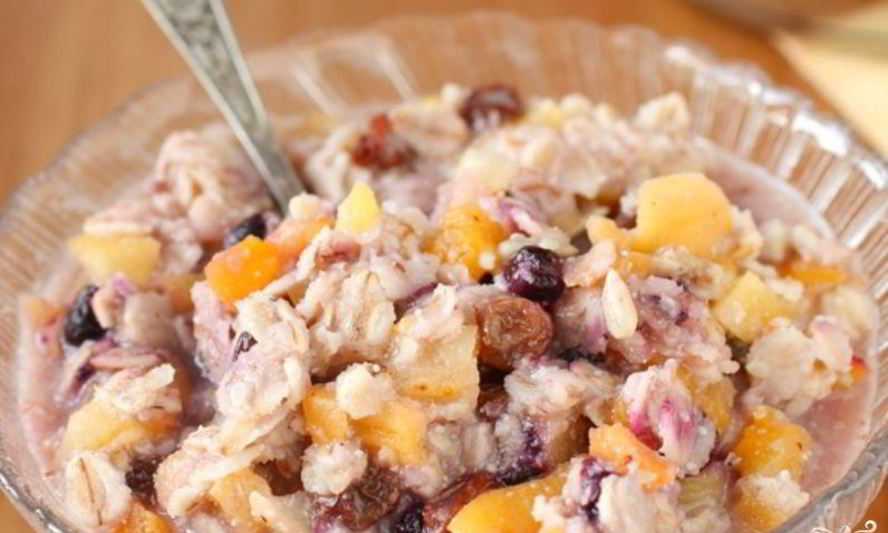 Рецепт каша на воде с сухофруктами