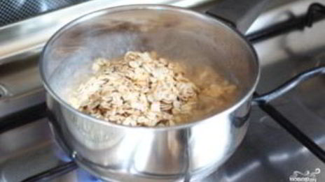 каша на воде с сухофруктами